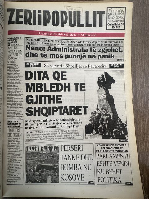 Zëri i Popullit 1997-11-28